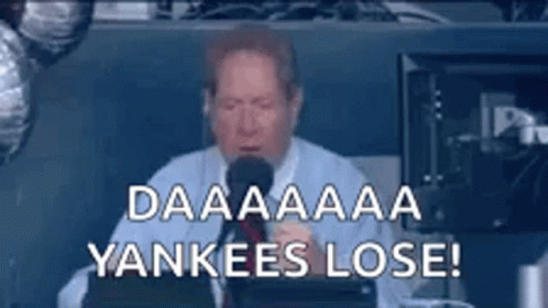 Yankees Sweep John Sterling Broadcaster GIF
