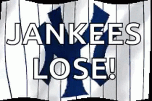 Yankees Sweep Lose Vintage Digital Art GIF