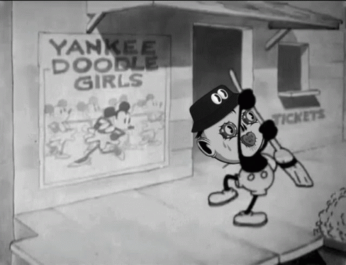 Yankees Sweep Mickey Mouse Face Swap GIF