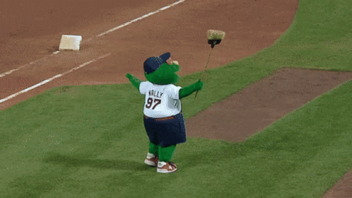 Yankees Sweep Wally The Green Monster GIF