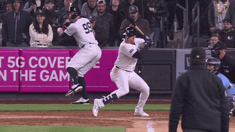 Yankees Win After Whole Run GIF