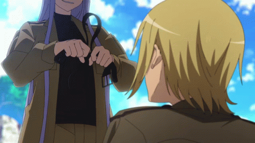 Yanking A Belt Anime 86 Eighty Six GIF