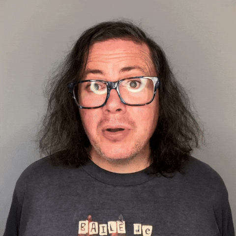 Yap Man With Glasses Keeps On Talking GIF