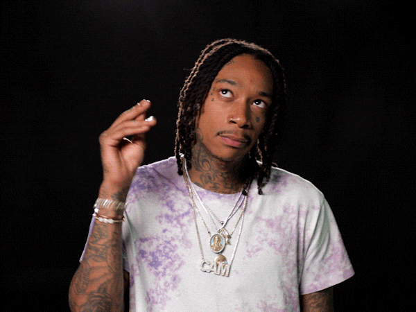 Yapping Annoyed Wiz Khalifa Rolling Eyes GIF