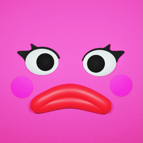 Yapping Cartoon Face Big Talker Animation GIF