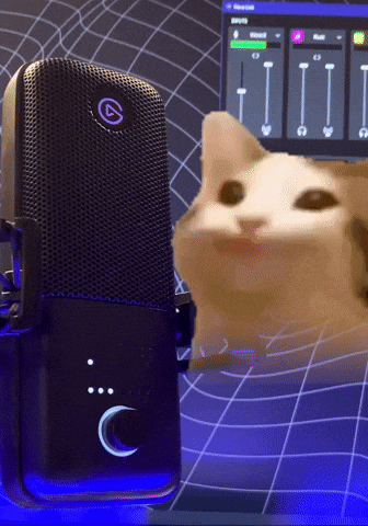 Yapping Funny Cat Wide Mouth GIF