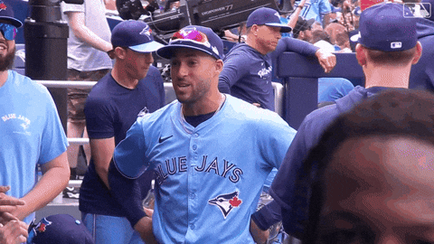 Yapping George Springer Toronto Blue Jays GIF