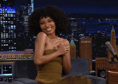 Yara Shahidi Cute Heart Hand GIF