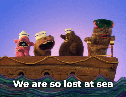 Yarnie At Sea We Are So Lost At Sea GIF