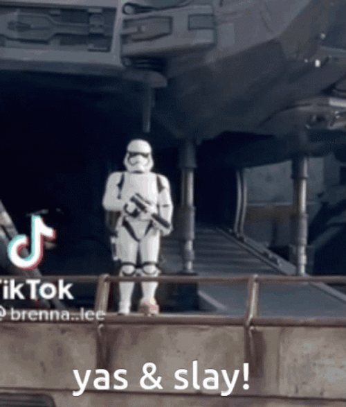 Yas And Slay Storm Trooper Star Wars GIF