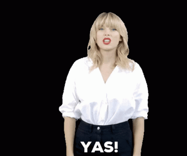 Yas Taylor Swift Fist Pump GIF