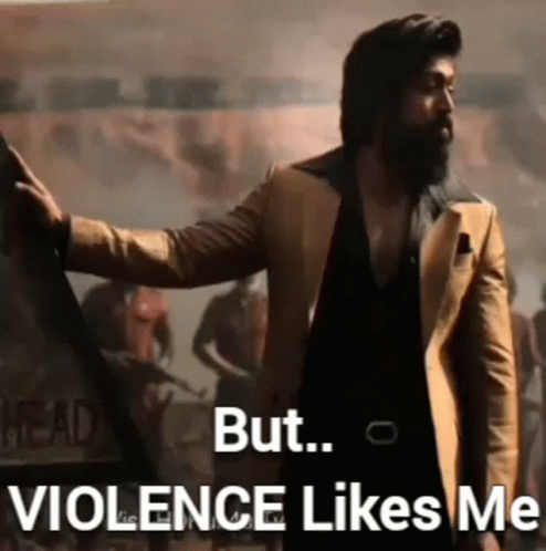Yash Choose Violence Likes Me GIF