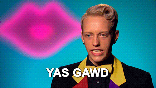 Yass Gawd Laganjan Estranja Rupauls Dragrace GIF