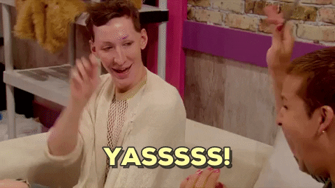 Yass Rupaul's Drag Race Queens GIF