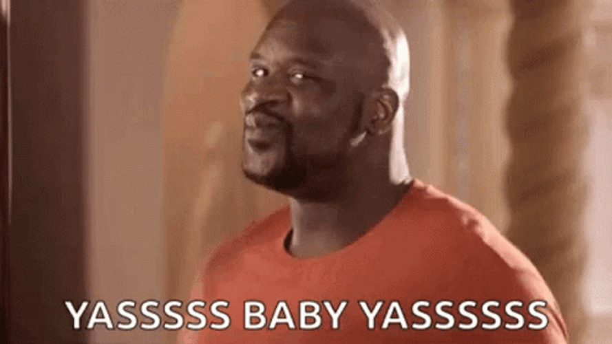 Yasss Baby Shaquille O'Neal Naughty Smirk GIF
