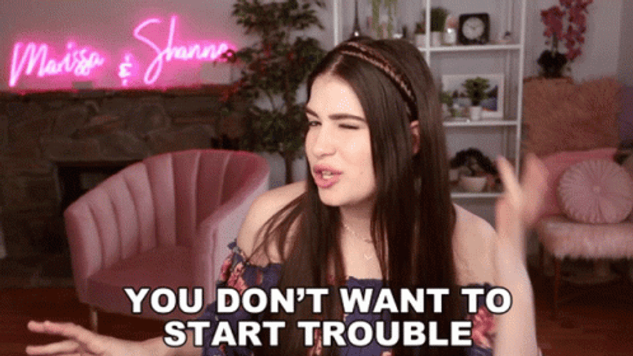 Yasss! I Don't Want Peace I Want Problems GIF