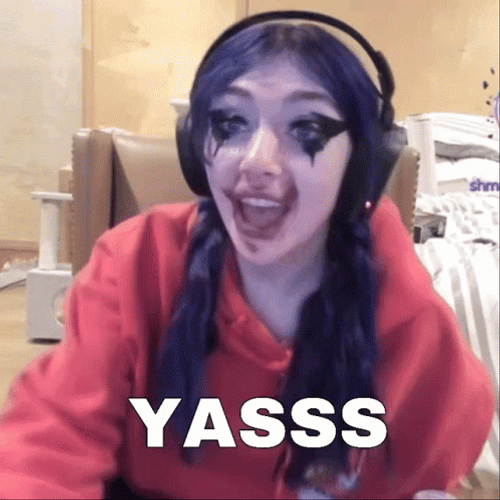Yasss Innie Internet Personality Smeared Make Up GIF