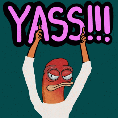 Yasss Shremp Nonchalant Facial Reaction GIF