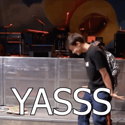 Yasss Strutt Dance Red Orange County Concert GIF