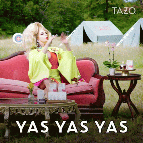 Yassss Tazo Blonde Girl Clapping GIF