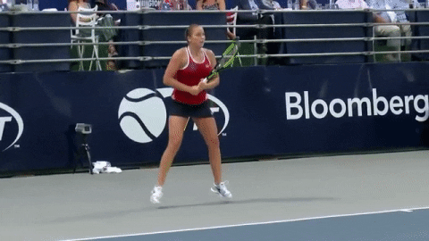 Yassss Aleksandra Krunic Tennis GIF