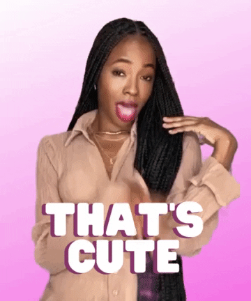 Yassss Black Girl That's Cute GIF