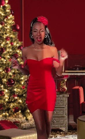 Yassss Blanta In Red Dress GIF