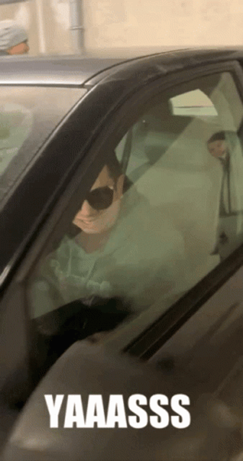 Yassss Man Inside A Car GIF