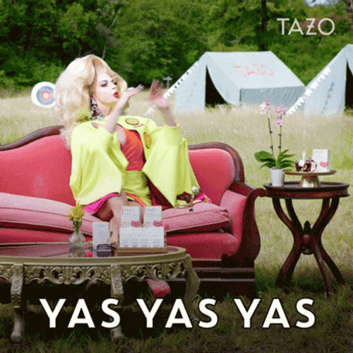 Yassss Tazo Blonde Girl Clapping GIF