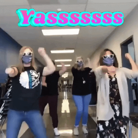 Yasssss Officemates Tiktok Dancing GIF