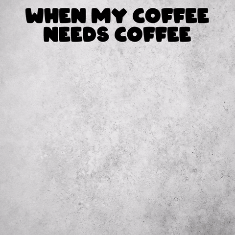 Yawn Coffee Time On Sleepy Monday GIF