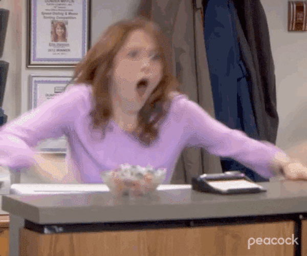 Yay Cheer Hyped Up Ellie Kemper The Office GIF