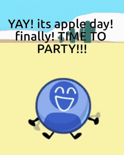 Yay Its Apple Day Finally Time to Party
