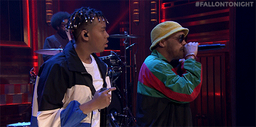 Ybn Cordae Anderson Paak Singing Back To Back GIF
