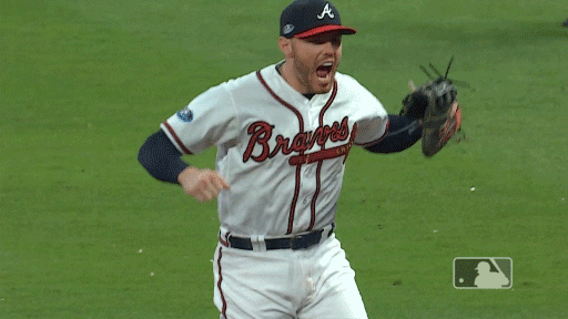 Yeah Freddie Freeman Shouting GIF