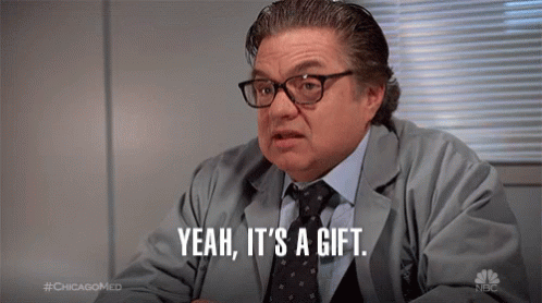 Yeah Its A Gift Its Like A Reward GIF