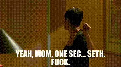 Yeah Mom One Sec GIF