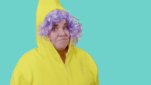 Yeah Okay Eyes Rolling Yellow Hoodie GIF