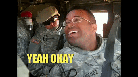 Yeah Okay Marine Corps Whatever GIF