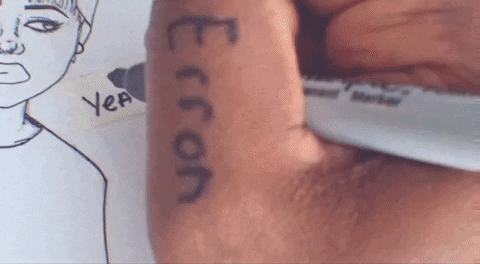 Yeah Riiiight Drawing Girl GIF