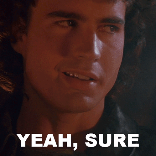 Yeah Sure Michael Emerson The Lost Boys GIF