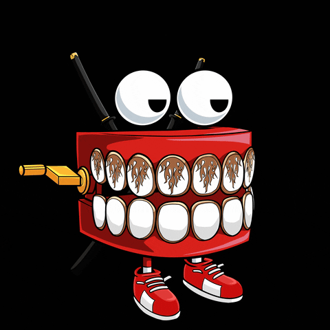 Yeah Sure Walking Gum GIF