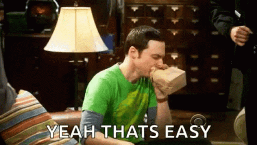 Yeah Thats Easy Hyperventilating  GIF