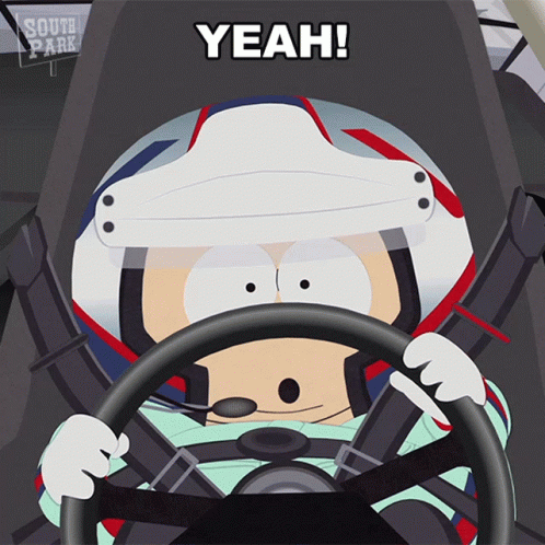 Yeah Today Is Race Day South Park GIF