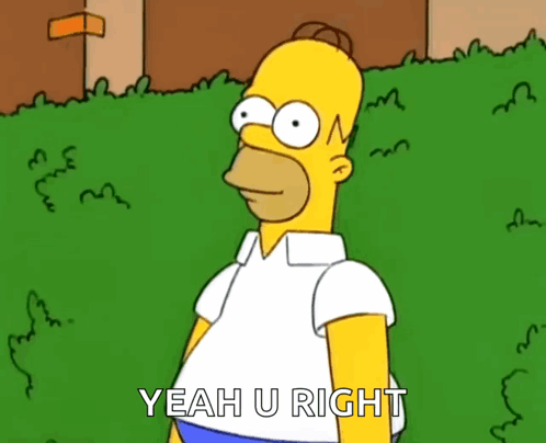 Yeah You're Right Homer Hiding GIF