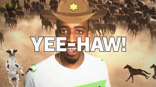 Yeehaw Malik Forte GIF