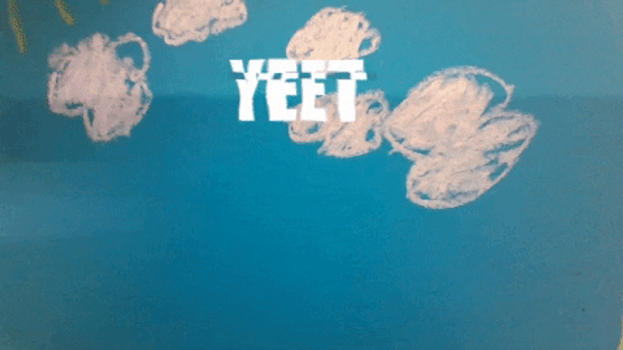 Yeet Bouncing Ball Art GIF