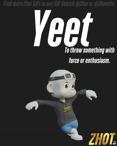 Yeet Cartoon Character GIF