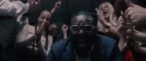 Yelling T Pain Surrounded By People GIF