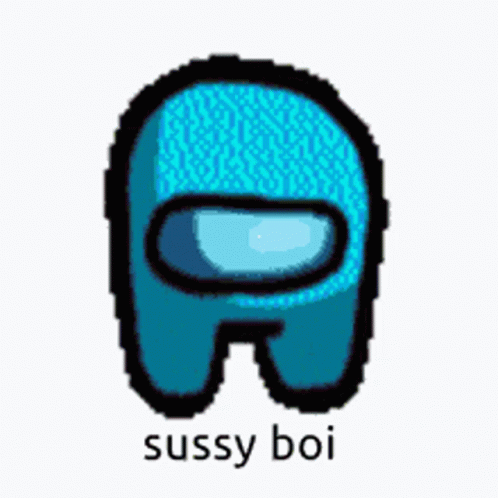 Yellow Among Us Character Sussy Boi